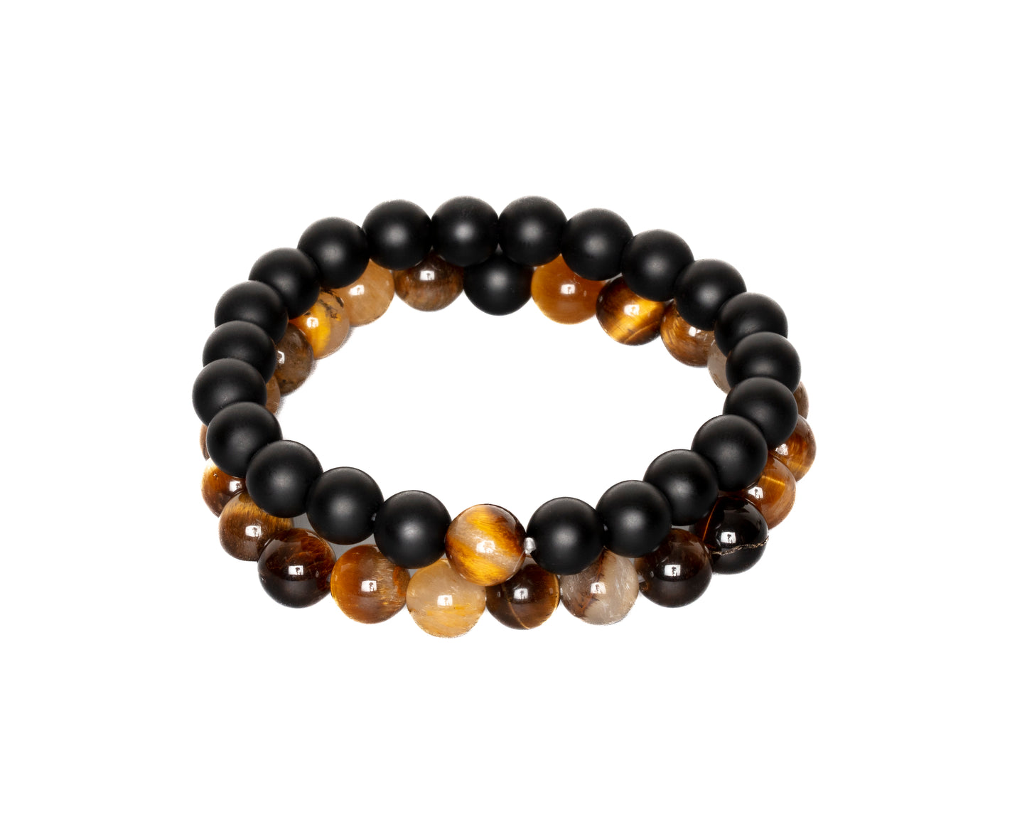 duo de bracelets en pierres naturelles