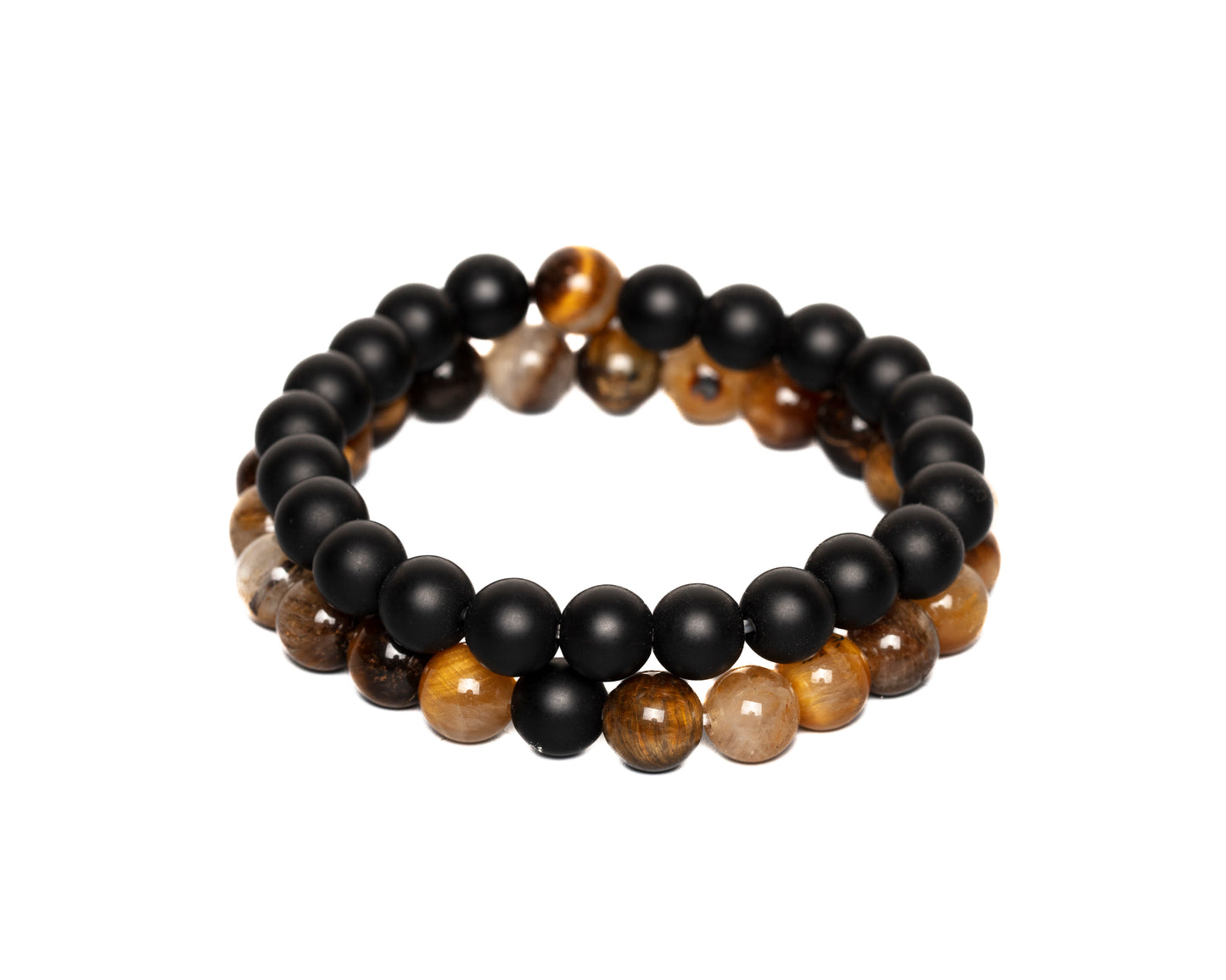 duo de bracelets en pierres naturelles